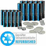 PEARL Batterie-Set 32-teilig mit Alkaline- und Lithium Versandrückläufer PEARL Batterien Spar-Pack