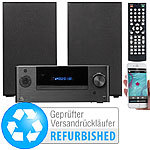 auvisio Mini-HiFi-System mit DVD-/CD-/Media-Player (Versandrückläufer) auvisio Mini-Stereo-Anlagen mit DVD-/CD-/Media-Player, Bluetooth & Radios