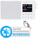 VR-Radio Mobiles Akku-Digitalradio mit DAB+, FM, Versandrückläufer VR-Radio Digitales DAB+/FM-Koffer-Radios mit Bluetooth und Wecker