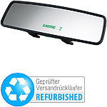 Callstel Schlanker Kfz-Rückspiegel mit Bluetooth-Freisprecher (refurbished) Callstel Rückspiegel Freisprecheinrichtungen