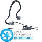 auvisio Kabel-Sport-Headset BC-20 mit Bone Conduction, Versandrückläufer auvisio Kabel Bone Conduction Headsets