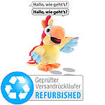Playtastic Sprechender Plüsch-Papagei mit Mikrofon, Versandrückläufer Playtastic Sprechende und laufende Plüsch-Papageien