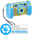 Somikon Kinder-Full-HD-Digitalkamera, 2. Objektiv für Selfie Versandrückläufer Somikon Kinder-Digitalkameras