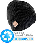 Callstel Beanie-HeadsetMütze mit Bluetooth und FM-Radio (Versandrückläufer) Callstel Sportmützen mit Bluetooth-Headsets (On-Ear)