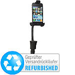 Callstel Kfz-Halterung mit USB-Ladefunktion (refurbished) Callstel Schwanenhals-Kfz-Halterungen mit USB-Ladefunktion