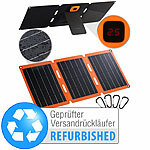 revolt 21-Watt-Solarpanel-Ladegerät, USB-C/-A, je 2,4 A, Versandrückläufer revolt