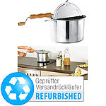 Rosenstein & Söhne Retro Popcorn-Topf mit Kurbel (Versandrückläufer) Rosenstein & Söhne Popcorn-Töpfe