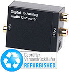 auvisio Audio-Konverter digital zu analog, mit TOSLINK (Versandrückläufer) auvisio 