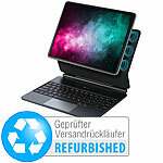 GeneralKeys Magnetische Tastatur-Hülle für 11"-iPads, QWERTZ, Versandrückläufer GeneralKeys Magnetische Tastatur-Hülle für Apple iPads, mit Akku & Tastenbeleuchtung