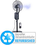 Sichler Haushaltsgeräte Höhenverstellbarer Standventilator mit Sprühnebel (Versandrückläufer) Sichler Haushaltsgeräte Sprühnebel-Standventilatoren