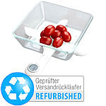 Rosenstein & Söhne Kompakte digitale Küchenwaage im Falt-Design, Versandrückläufer Rosenstein & Söhne Digitale Küchenwaage faltbar