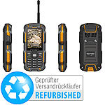 simvalley MOBILE Dual-SIM-Outdoor-Handy mit Walkie-Talkie XT-980 (Versandrückläufer) simvalley MOBILE Dual-SIM Outdoor-Handys mit Walkie-Talkie-Funktion