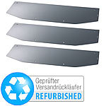 Carlo Milano 3er-Set Glasplatten für TV-Rack TV-530.bk (Versandrückläufer) Carlo Milano HiFi-Rack-Wandhalterungen
