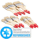 AGT 15-teiliges Flachpinsel-Set mit Holzstielen Versandrückläufer AGT Pinselsets