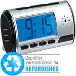 OctaCam Tischuhr mit SD-Videokamera, Audio-Recorder und Wecker (refurbished) OctaCam Kamera-Wecker