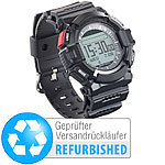 newgen medicals Outdoor-Fitness-Smartwatch, Benachrichtigungen, IP67, (refurbished) newgen medicals Outdoor Fitness-Smartwatches für iOS & Android