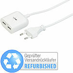 revolt 2-Port-USB-Netzteil mit 150-cm-Kabel, Versandrückläufer revolt 