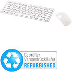 GeneralKeys Set: Schlanke Funk-Tastatur mit Scissor-Tasten Versandrückläufer GeneralKeys Funktastatur & -Maus Sets