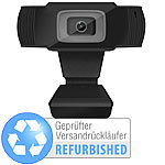 Somikon Full-HD-USB-Webcam mit 5 MP, Versandrückläufer Somikon