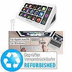 Xystec Stream-Controller mit 15 LCD-Display-Tasten, Versandrückläufer Xystec Studio-Controllers, für Streaming & Software