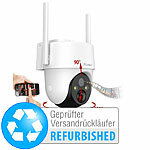 7links 4G / LTE-Pan-Tilt-Überwachungskamera, Versandrückläufer 7links Pan-Tilt-Überwachungskamera mit 4G-Mobilfunk und Akku