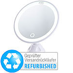 Sichler Beauty Saugnapf-Kosmetikspiegel mit LED-Licht und Akku, Versandrückläufer Sichler Beauty Saugnapf-Kosmetikspiegel mit LED-Licht
