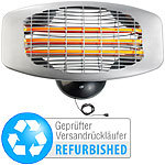 Semptec Urban Survival Technology Quarz-Heizstrahler QW-1500 zur Wandmontage, IPX4 (Versandrückläufer) Semptec Urban Survival Technology Heizstrahler für den Außenbereich
