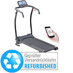 newgen medicals Profi-Laufband mit App, Bluetooth, 12 Programmen (Versandrückläufer) newgen medicals Laufbänder mit Bluetooth und App
