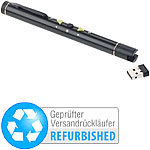 GeneralKeys Multimedia-Presenter mit grünem Laser-Pointer, Versandrückläufer GeneralKeys Laser-Presenter mit Funk und grünen Laserpointern
