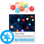 Lunartec Stimmungsvolle Lichterkette (Rundkette), Versandrückläufer Lunartec Lampion-LED-Lichterketten für innen