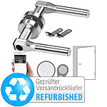 VisorTech Sicherheits-Türbeschlag, Fingerabdruck, Versandrückläufer VisorTech Sicherheits-Türbeschläge mit Fingerabdruck-Scanner, Transponder und App
