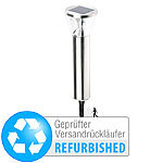 Lunartec Solar-LED-Wegeleuchte mit Licht-Sensor (Versandrückläufer) Lunartec LED-Solar-Wegeleuchten mit Bewegungssensoren