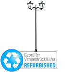 Royal Gardineer Solar-LED-Gartenlaterne, 2 flammig, PIR-Sensor (Versandrückläufer) Royal Gardineer 