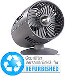 Sichler Haushaltsgeräte Designer-Objekt: Tischventilator im Turbinen-Look, Versandrückläufer Sichler Haushaltsgeräte Retro-Tischventilatoren im Turbinen-Design