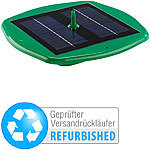 Royal Gardineer Teich-Springbrunnen mit Solarbetrieb (refurbished) Royal Gardineer Solar-Teich-Springbrunnen