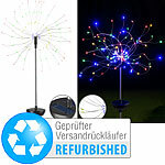 Lunartec Garten-Solar-Lichtdeko mit Feuerwerk-Effekt, Versandrückläufer Lunartec