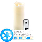 Britesta Echtwachskerze, bewegl. LED-Flamme & Fernbedienung (Versandrückläufer) Britesta LED-Echtwachskerzen mit beweglicher Flamme und Fernbedienung