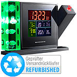 infactory 3D-Wetterstation mit Hologramm, Projektion usw.(refurbished) infactory 3D Funk Wetterstationen mit Projektion