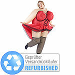 Playtastic Selbstaufblasendes Kostüm "Mollige Revue-Tänzerin" Versandrückläufer Playtastic Selbstaufblasende Kostüme