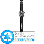 St. Leonhard Solar-Funk-Armbanduhr im Fliegeruhren-Style (Versandrückläufer) St. Leonhard Funk Herren Armbanduhren mit Solar