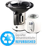 Rosenstein & Söhne 13in1-Thermo-Koch- & Mix-Maschine TKM-2015, 1.500 W(Versandrückläufer) Rosenstein & Söhne Thermo Koch- & Mix-Roboter