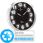 St. Leonhard Funk-Wanduhr mit weißer LED-Zifferbeleuchtung (Versandrückläufer) St. Leonhard Wanduhren mit Quarzwerken und LED-Beleuchtungen