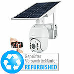 7links Autarke WLAN-Pan-Tilt-Überwachungskamera mit 2K, Versandrückläufer 7links Hochauflösende Pan-Tilt-WLAN-Überwachungskameras mit Solarpanel