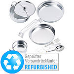 Semptec Urban Survival Technology 8-teiliges Camping-Kochgeschirr aus Aluminium (Versandrückläufer) Semptec Urban Survival Technology Campinggeschirre