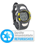 PEARL sports 9in1-Sportuhr mit Pulsmessung und 50-Tage-Speicher (Versandrückläufer) PEARL sports Multifunktions-Sportuhren