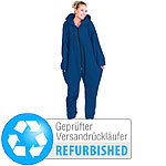 PEARL basic Jumpsuit aus flauschigem Fleece, blau, Größe XXL (Versandrückläufer) PEARL basic Jumpsuits