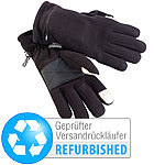 PEARL urban beheizbare Handschuhe (Versandrückläufer) PEARL urban Akku-beheizbare Handschuhe mit kapazitiven Fingerkuppen