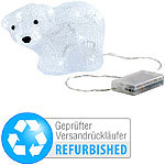 Lunartec Leuchtender Acryl-Eisbär "Klaas" mit 20 LEDs (Versandrückläufer) Lunartec Leuchtende Acryl Figuren