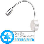Lunartec LED-Bett- & Lese-Leuchte mit Schwanenhals, Versandrückläufer Lunartec Bett- & Leselampen mit Schwanenhälsen