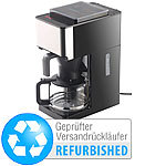 Rosenstein & Söhne Digitale vollautomatische Filter-Kaffeemaschine (Versandrückläufer) Rosenstein & Söhne Kaffeemaschinen mit Mahlwerken und Timern